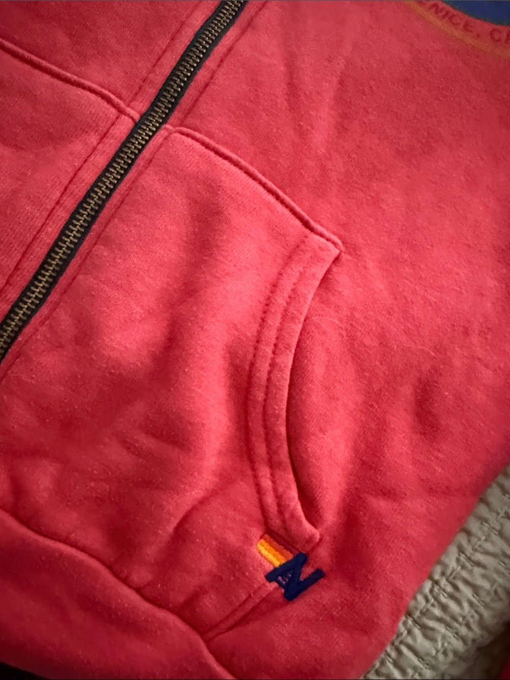 Aviator nation - 14 Red Full Zip Hoodie - Picture 6 of 10